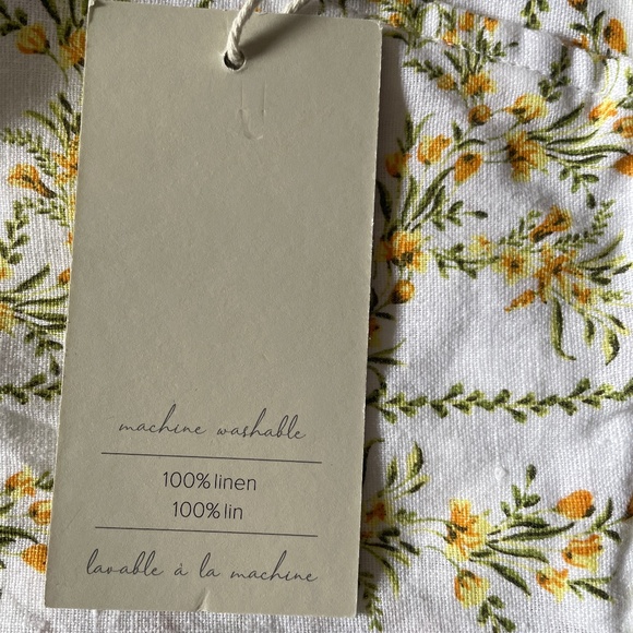 Brand New Women’s Joie Floral-Print Wide-Leg Linen Pants - Picture 4 of 6